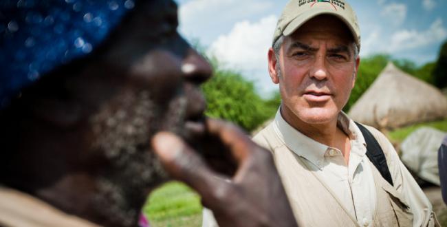 George Clooney Reporting From Darfur Part 1