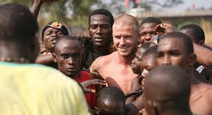 UNICEF Reporters Notebook David Beckham Surprises Local Footballers In Sierra Leone