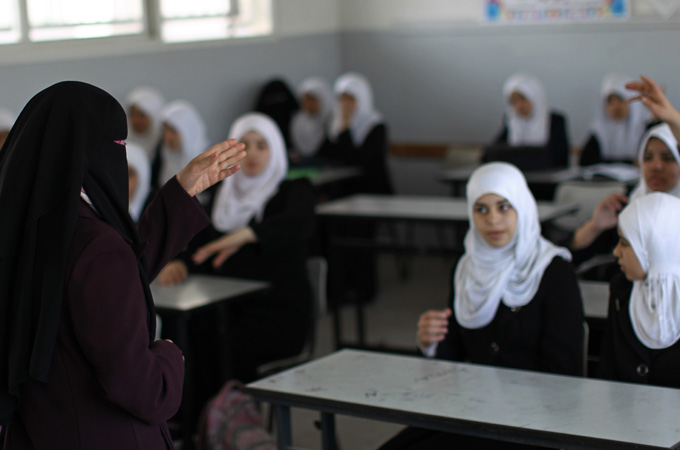 UNICEF Schools In Gaza Re-Open After Winter Break Students Face Dark, Cold Classrooms
